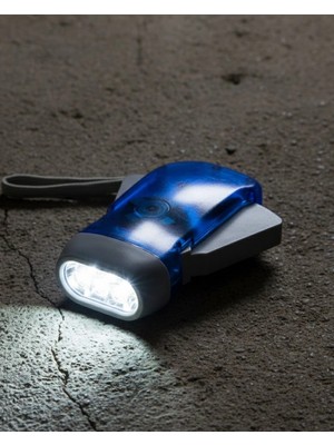 Erdo Ticaret Buğz Kendiliğinden Şarjlı El Feneri Pilsiz Çalışan 3 LED Acil Durum Feneri