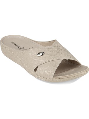 Muya , 31122-MISTY , Anatomik ve Hafif Taban Kadın Çapraz Günlük Şık Terlik