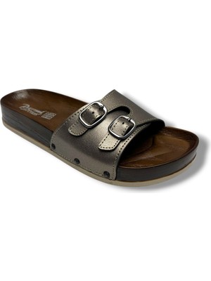 Parmi 19051-26 Anatomik Çift Tokalı Kadın Terlik