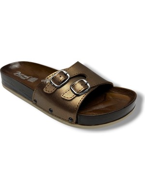 Parmi 19051-26 Anatomik Çift Tokalı Kadın Terlik