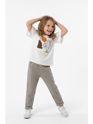 MiaBaby Oversize Baskılı Müslin Takım