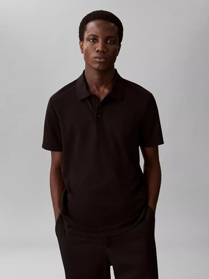 Calvin Klein Erkek Kısa Kol Pamuklu Regular Fit Siyah Polo Yaka T-Shirt LV04LF208G-UB1