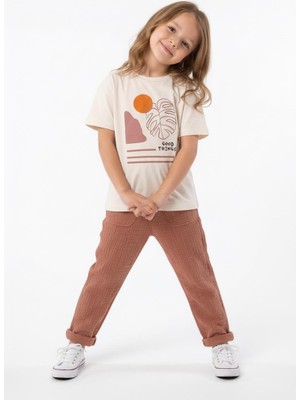 MiaBaby Oversize Baskılı Müslin Takım