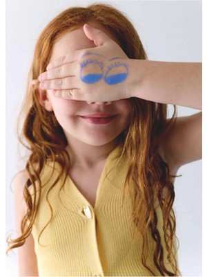 Mayoral Yazlık Kız Çocuk Triko Yelek - Sarı