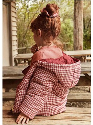 Mayoral Kışlık Kız Çocuk Çift Taraflı Mont - Koyu Kiremit