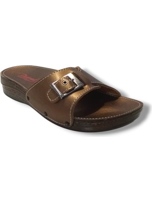 Parmi 14701-26 Deri Anatomik Tek Bant Kadın terlik