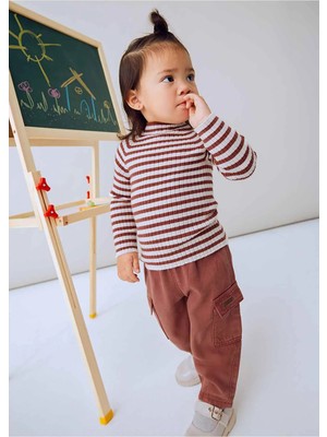 Mayoral Kışlık Kız Beebek Kargo Cp Pantolon - Mürdüm