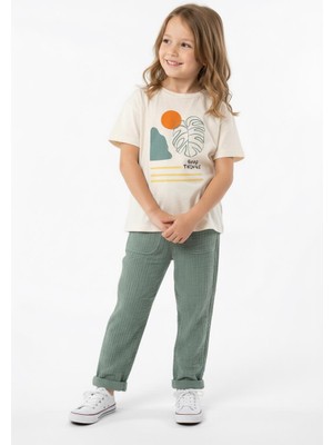 MiaBaby Oversize Baskılı Müslin Takım