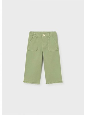Mayoral Yazlık Kız Bebek Gabardin Pantolon - Yeşil