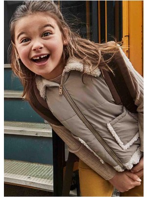 Mayoral Kışlık Kız Çocuk Yelek - Kahve