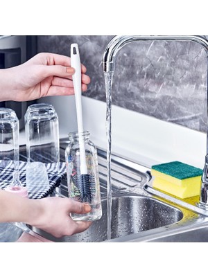 Silikon Biberon  ve Şişe Temizleme Fırçası