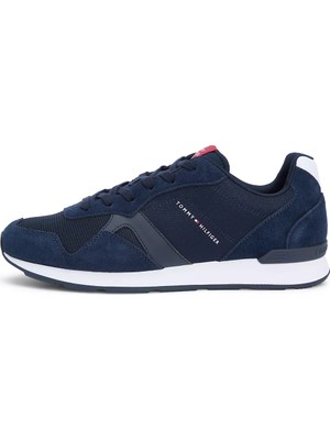 Tommy Hilfiger Erkek Düşük Bilekli Rahat Taban Lacivert Sneaker FM0FM05830-DW5