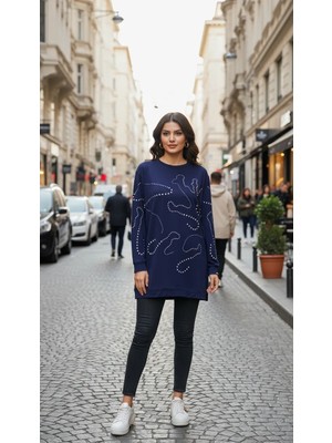 Invee Tunik 7226 Lacivert