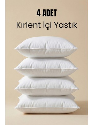 Mefaks Tekstil 4'lü Silikon Dolgulu Kırlent Içi Yastık 30X50 cm