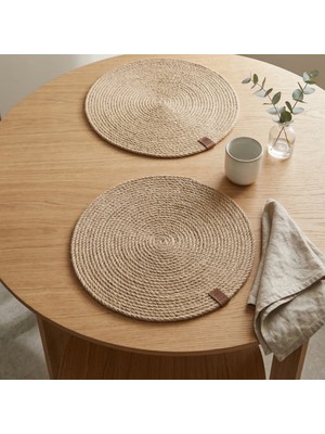 Vilinze Hasır Jüt Ip Supla / Amerikan Servis - 32 cm