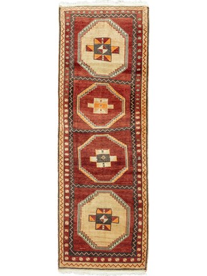 Soho Antiq Airat El Dokuma Kırmızı Yolluk 124X372 cm