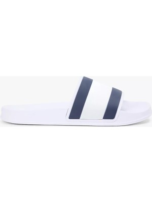Tommy Hilfiger Erkek Ikonik Bayrak Logolu Rahat Taban Beyaz Terlik FM0FM05798-YBS