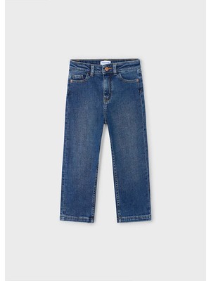 Mayoral Kışlık Kız Çocuk Denim Pantolon - Mavi