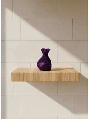 Alfa Aksesuar 03 Kalpli Vazo Mor