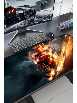 Charmbi Motoscyle 30X70 Procontrol Mouse Pad Gaming Mousepad Kaymaz Taban Büyük Oyuncu Ultra Pürüzsüz
