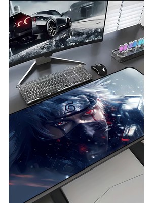 Charmbi Kakashi Naruto 30X70 Procontrol Mouse Pad Gaming Mousepad Kaymaz Taban Büyük Oyuncu Ultra Pürüzsüz