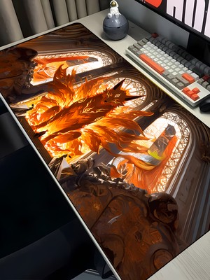 Charmbi Öfke Ruhu 40X90 Procontrol Mouse Pad Gaming Mousepad Kaymaz Taban Büyük Oyuncu Ultra Pürüzsüz