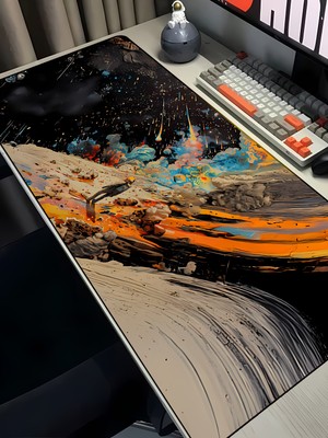 Charmbi Interstaller 40X90 Procontrol Mouse Pad Gaming Mousepad Kaymaz Taban Büyük Oyuncu Ultra Pürüzsüz