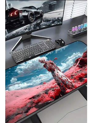 Charmbi Bekleyiş 30X70 Procontrol Mouse Pad Gaming Mousepad Kaymaz Taban Büyük Oyuncu Ultra Pürüzsüz