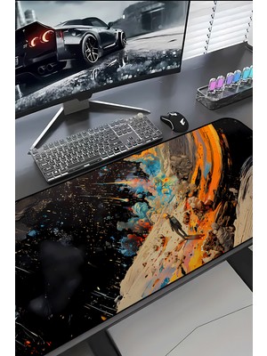 Charmbi Interstaller 30X70 Procontrol Mouse Pad Gaming Mousepad Kaymaz Taban Büyük Oyuncu Ultra Pürüzsüz