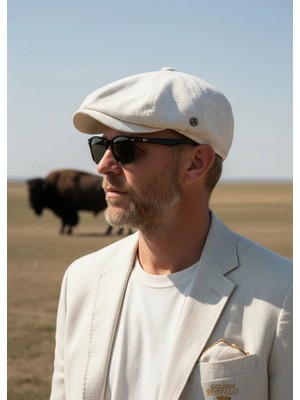 Golden Buffalo Pamuk Yazlık Unısex 1. Sınıf Kasket Şapka