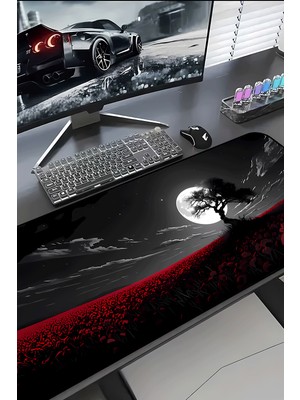 Charmbi Dolunay 30X70 Procontrol Mouse Pad Gaming Mousepad Kaymaz Taban Büyük Oyuncu Ultra Pürüzsüz