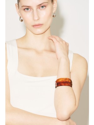 Manuka Akrilik Bileklik Kahve