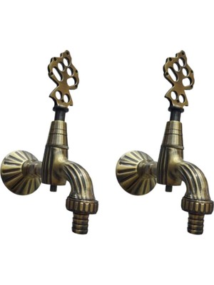 vitrinbanyo Ikili Osmanlı 1/2 Rekorlu Musluğu Antik