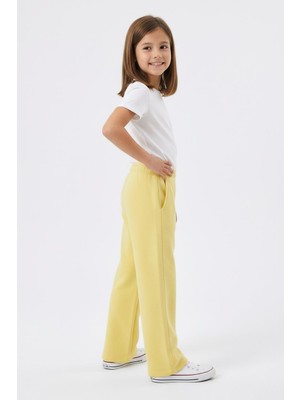 MiaBaby Kız Düz Geniş Paça Alt