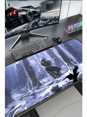 Charmbi Samuray Ronin 30X70 Procontrol Mouse Pad Gaming Mousepad Kaymaz Taban Büyük Oyuncu Ultra Pürüzsüz