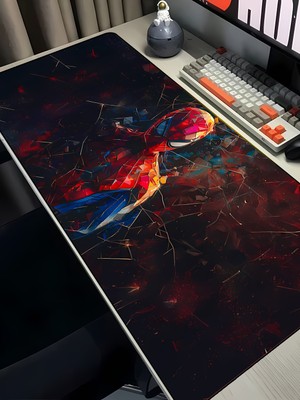 Charmbi Örümcek Adam 40X90 Procontrol Mouse Pad Gaming Mousepad Kaymaz Taban Büyük Oyuncu Ultra Pürüzsüz