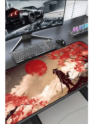 Charmbi Son Samuray 30X70 Procontrol Mouse Pad Gaming Mousepad Kaymaz Taban Büyük Oyuncu Ultra Pürüzsüz