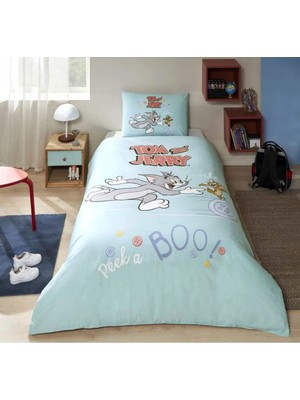 Özdilek Nevresim Takımı Ranforce Tek Kişilik Ysl Tom And Jerry Run (L)