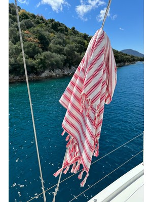 Denizli Concept Helen Peştamal Kırmızı