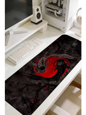 Charmbi Ying Yang 40X90 Procontrol Mouse Pad Gaming Mousepad Kaymaz Taban Büyük Oyuncu Ultra Pürüzsüz