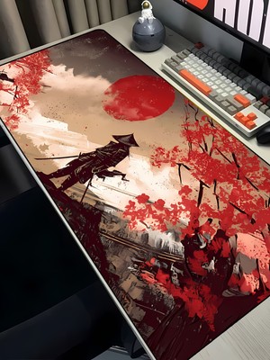 Charmbi Son Samuray 40X90 Procontrol Mouse Pad Gaming Mousepad Kaymaz Taban Büyük Oyuncu Ultra Pürüzsüz