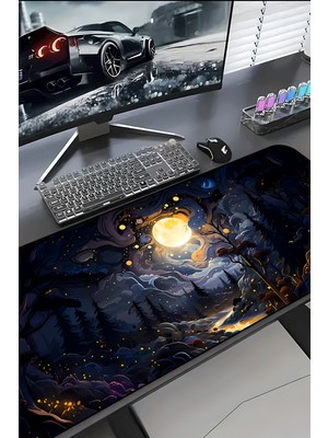 Charmbi Dolunay 30X70 Procontrol Mouse Pad Gaming Mousepad Kaymaz Taban Büyük Oyuncu Ultra Pürüzsüz