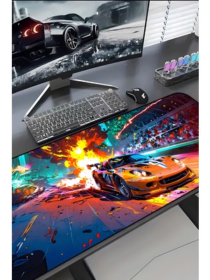 Charmbi Gta Spor Araba 30X70 Procontrol Mouse Pad Gaming Mousepad Kaymaz Taban Büyük Oyuncu Ultra Pürüzsüz
