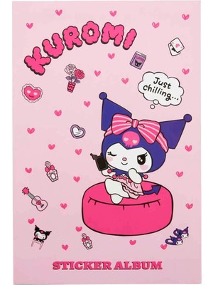 Kuromi Kuromı Stıcker Album Pembe