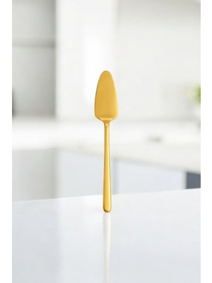 Bereketli Store Paslanmaz Çelik Gold Spatula | Mutfak Servis Spatulası