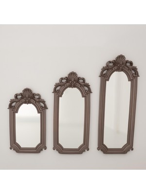 Selim Lucia 3'lü Ayna Taupe