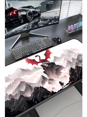 Charmbi Ejder Vadisi 30X70 Procontrol Mouse Pad Gaming Mousepad Kaymaz Taban Büyük Oyuncu Ultra Pürüzsüz