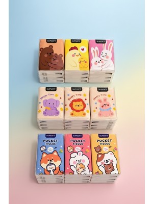 Bereketli Store 3 Paket 9’lu Cep Mendili/ 27 Mini Paket