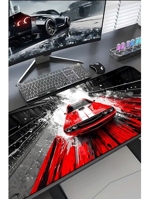 Charmbi Gta Spor Araba 30X70 Procontrol Mouse Pad Gaming Mousepad Kaymaz Taban Büyük Oyuncu Ultra Pürüzsüz