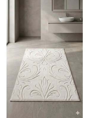 Özdilek Klozet Pamuk Salvor Krem 60*100-40*60